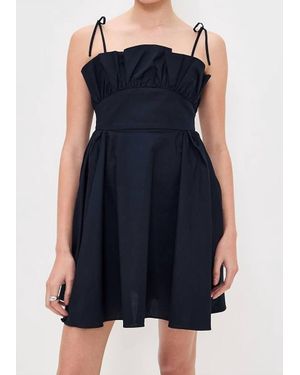 Kika Vargas Mia Mini Dress - Blue