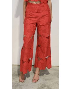 Never A Wallflower Matador Pant - Red