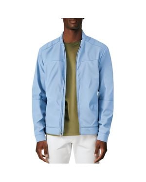 Michael Kors Water Repellent Polyester Windbreaker Jacket - Blue