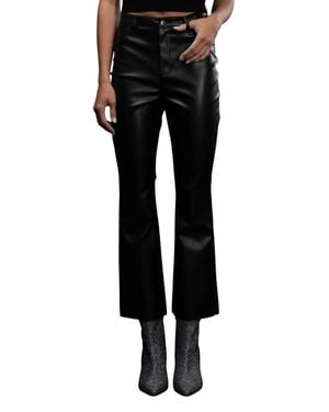 Blu Pepper Victoria Leather Pants - Black
