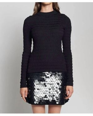 Eleven Six Clara Mockneck Sweater - Blue