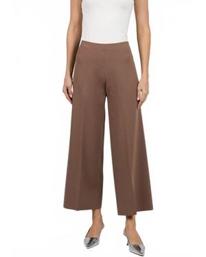D. EXTERIOR Wide Leg Pants - Brown