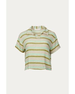 Lush Knit Polo Shirt - Green