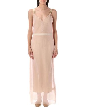 Carven Midi Dress Organdi - Multicolor