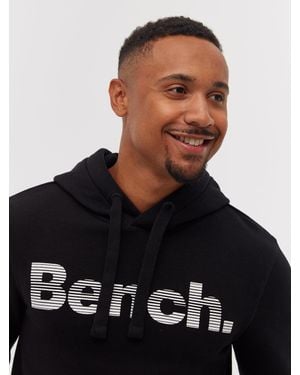 Bench Dunan Gradient Logo Hoodie - Black