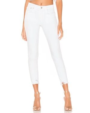 Agolde Sophie High Rise Skinny Crop Jean - White