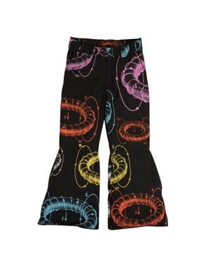 Msftsrep Bell Bottom Antigravity Puffer Pants - Black