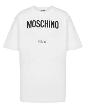 Moschino Classic Cotton T-Shirts And Polos Collection - White