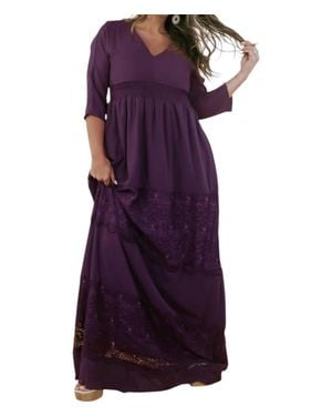 Everyday Chic Boutique Something Timeless Maxi Dress - Purple