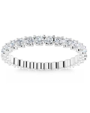 Pompeii3 3/4Ct Diamond Eternity Ring 14K U Prong - Metallic