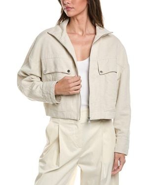 BOSS Jamoura Linen-Blend Jacket - Natural