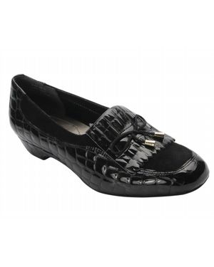 Ros Hommerson Teresa Leather Loafer - Black
