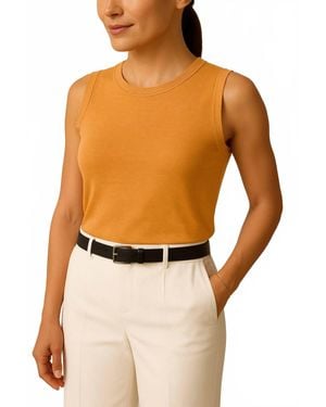 J'Envie/Eli Sunblush Shell Top - Orange