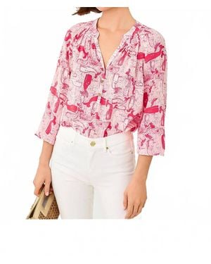 Lilly Pulitzer Elsa Silk Top - Pink