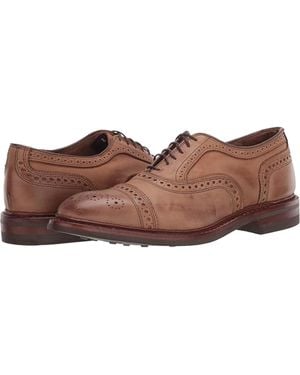Allen Edmonds Strandmok 2906-230 Oxford 3E Tan Dress Shoes Htat1213 - Brown