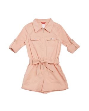 Guess Desert Denim Romper (7-14) - Pink