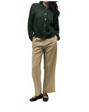 ALL ROW Hannah Relaxed Cardigan - Green