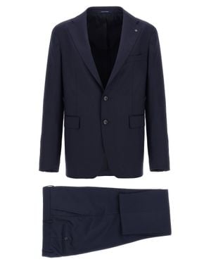 Tagliatore Virgin Wool Two-Piece Suit - Blue