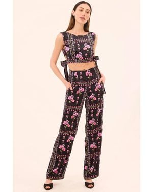 MISA Los Angles Rita High-Rise Pant - Natural