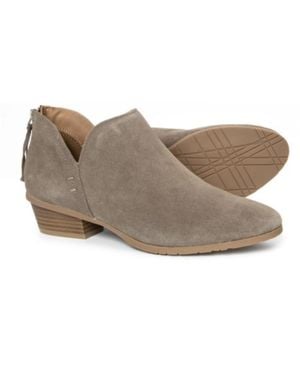 Kenneth Cole Boots Concrete Suede Ankle Bootie Jobb1890 - Gray