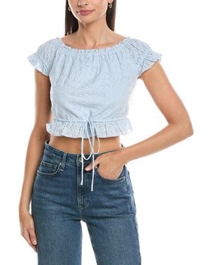 GUIZIO Ava Top - Blue