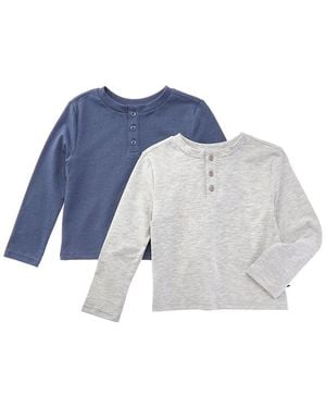 Splendid 2Pk Henley - Blue