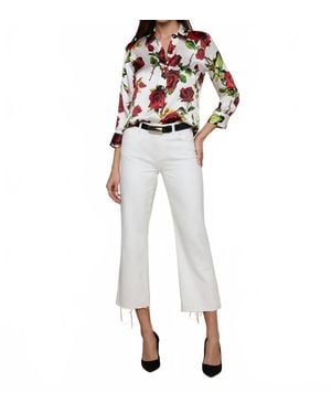 L'Agence Dani Sleeve Blouse - Multicolor