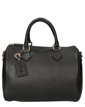 Chiara Ferretti Leather Satchel - Black