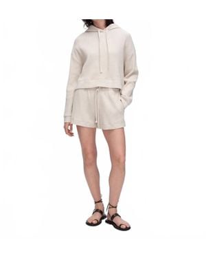 ATM Slub Jersey Waffle Pull On Shorts - White