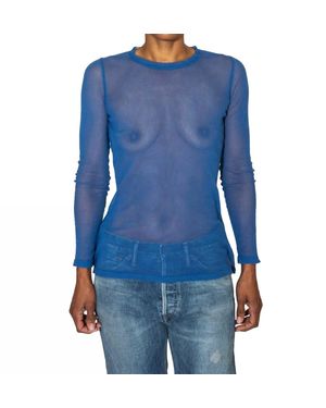 Raquel Allegra Liza Tee Top - Blue