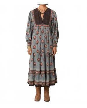 MAISON HOTEL Water Lillies Allegra Dress - Gray