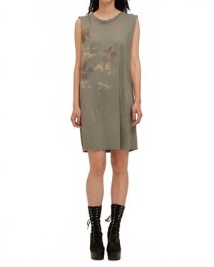 Project Social T Horses Tank Dress - Natural