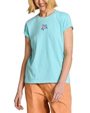 Life Is Good. Crusher T-Shirt - Blue