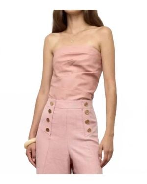 Iris Setlakwe Detachable Straps Bustier Top - Pink