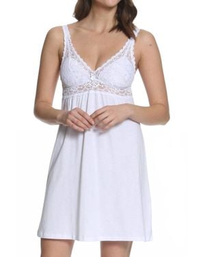 Twelve Eighty Eight Penelope Tank Chemise Dress - White
