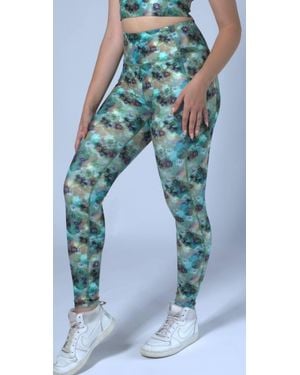 Lovyt Printed Legging - Blue