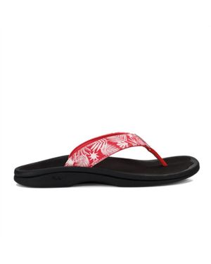 Olukai Ohana Slippers - Red