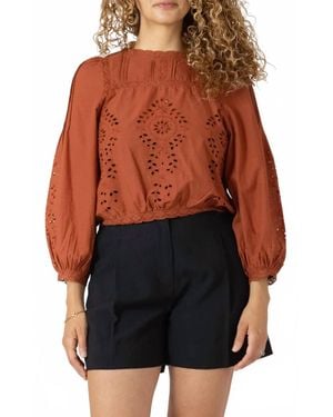 Dex Lace Detailed Blouse - Black