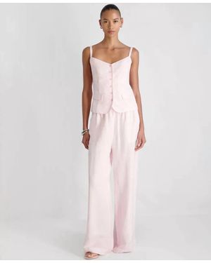 French Connection Cooper Linen Tailored Cami - Pink