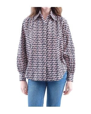 La Prestic Ouiston Brooks Kiss Love Top - Blue
