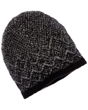 Amicale Cashmere Boucle Cashmere Hat - Black