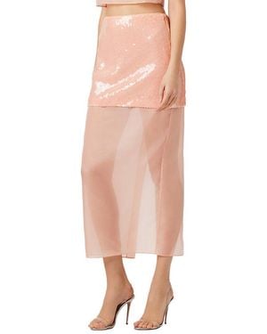 Toccin Aurora Midi Skirt - Pink
