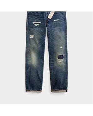 RRL Straight Fit Selvedge Jean - Blue