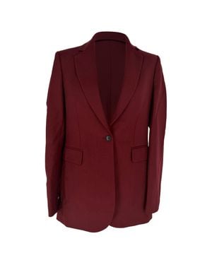 JOSEPH Single-Breasted Blazer - Red