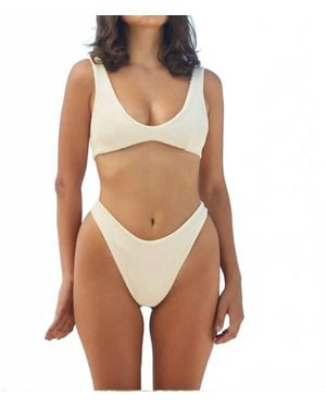 Haight Ribbed Beta Bottom - White