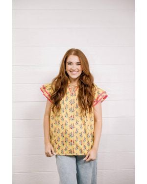 Layerz Clothing Millie Top - Yellow