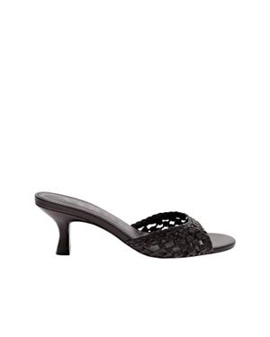 STAUD Brigitte Hand Knotted Mule - White