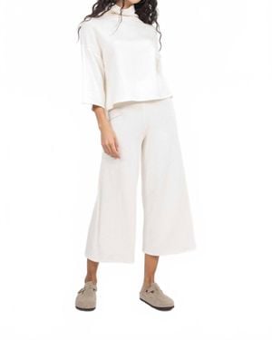 Corinne Collection Bucket Sweater - White