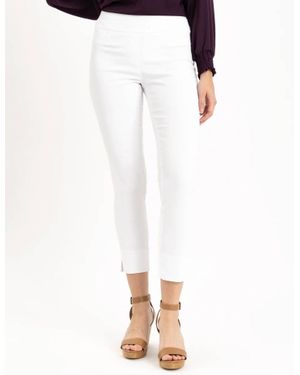 Renuar Cigarette Ankle Leg Pant - White