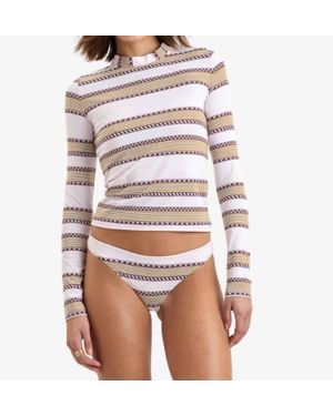lemlem Meron Bikini Bottom - White